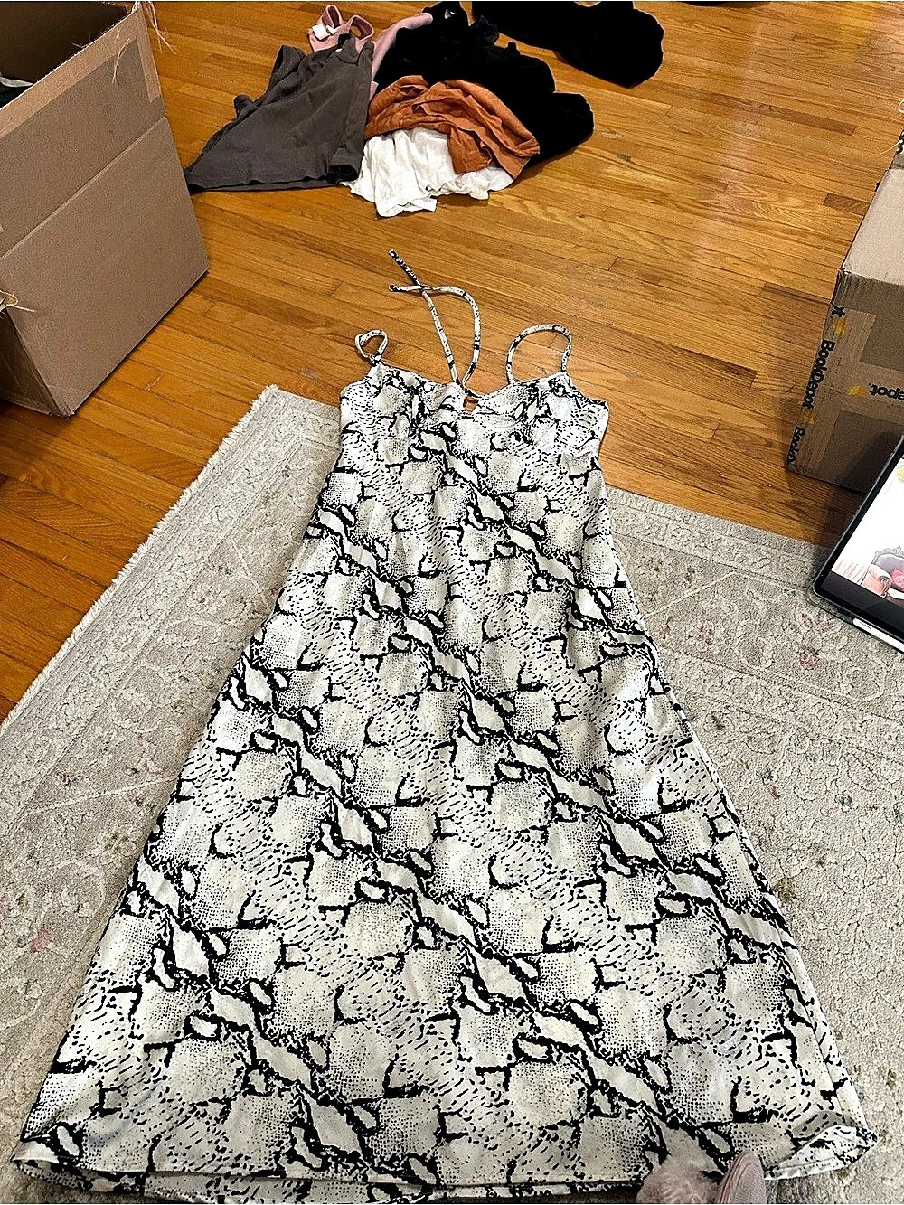 Sans Souci Animal Print Maxi Dress